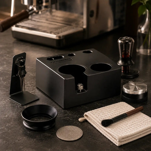 Ristrevo Complete Barista Station mit acht Zubehörteilen für eine vollständige Espressozubereitung